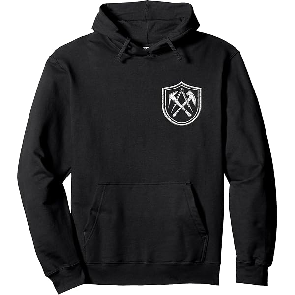 Zimmermann Zunftzeichen Sweatshirt - Traditionelles Wappen Mit Werkzeugen