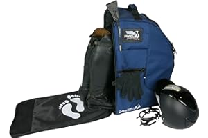 Driver13 Mochila para botas de equitación con compartimento para casco para botas de equitación, en muchos colores