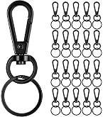 QUARKZMAN 6 Stück Metall Karabinerhaken Schlüsselanhänger, 13mm Swivel Trigger Verschlüsse Clips Schnallen Dreh Snap Ring Haken für Gurte Taschen Gürtel Lederhandwerk, Bronze QUARKZMAN 6 Stück Metall Karabinerhaken Schlüsselanhänger, 13mm Swivel Trigger Verschlüsse Clips Schnallen Dreh Snap Ring Haken für Gurte Taschen Gürtel Lederhandwerk, Bronze