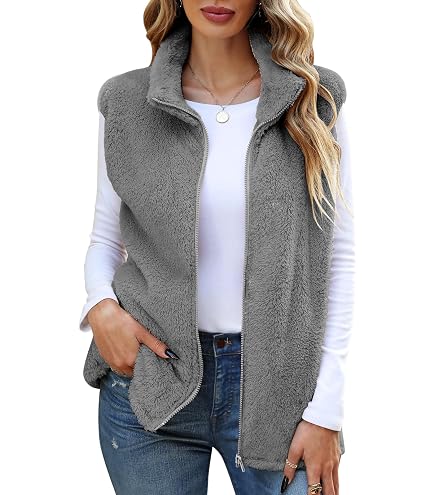 Gilet Matelassé Sans Manches Femme - Coupe-vent Col Montant, Léger Et Chaud, Idéal Automne/hiver Et Activités Plein Air
