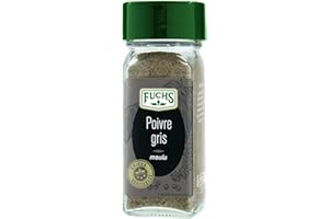 ÉPICES FUCHS FUCHS Épices Véritables Poivre Gris Moulu Flacon 40 g
