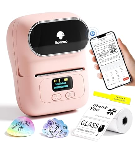 Stampante Etichette Phomemo M220 Bluetooth - Termica, Portatile, Con 3 Rotoli E Custodia - Foto 2