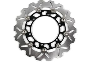 Arashi Disques de Frein Avant pour Yamaha WR250X 2008 / XV950 2014-2015 ABS 14-16 / XV950R ABS 2014-2018 / XV950 Racer ABS 15-18 / SCR950 17-18 / XVS 1300 CU Custom 2014-2016 Noir