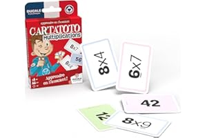 FRANCE CARTES Ducale - Cartatoto Multiplications - Jeu de Cartes éducatif pour Enfants - Apprendre en s'amusant - dès 6 Ans, d'or