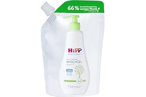 HiPP Babysanft Haut und Haar Waschgel Nachfüller, 6er Pack (6 x 400ml)