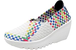 Insun Damskie buty wsuwane na koturnie