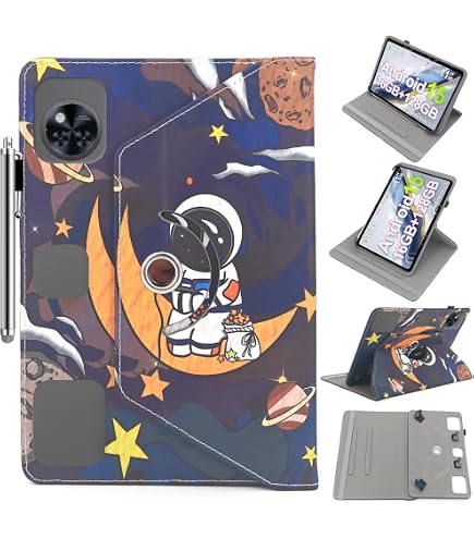 Custodia Folio In PU Per DOOGEE Tab G6 – Ultra Sottile, Con Supporto Regolabile, Cinturino E Porta Penna, Risveglio/sonno Automatico