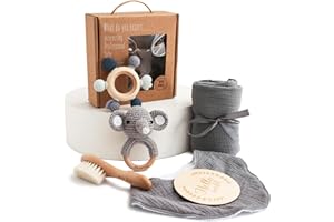 WOODEN TEETHER Prezent dla dziewczynki, (może być grawerowany i błogosławiony), prezent dla noworodka, prezent z okazji narodzin dziecka, prezent z drewna, zabawka, ręcznik kąpielowy, kamień milowy, kocyk dla