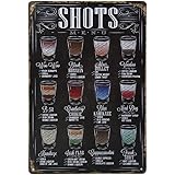 20x30cm Jahrgang Metall Blechschild Plaque Wandkunstplakat Café Bar Pub Bier # 1