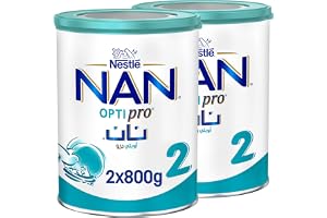 Nestlé NAN Optipro Stage 2, From 6 to 12 Months, 800g Dual Pack (800g x 2)