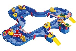 AquaPlay 1544 Circuit d'eau Set Transportable - 38 Pièces - Circuit d'eau