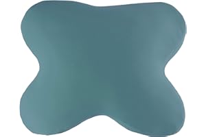 ‎EDDA LUX Edda Lux Bezug passend für ACAMAR Kissen, 55 x 47 cm, und für LUXAMEL Schlafkissen 56 x 48 cm, Softer Jersey Kissenbezug für Schmetterlingskissen, aus 100% Baumwolle, in Atlantik