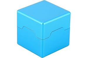 Socobeta Boîte à Craie Mini Pointe de Queue Porte-Craie Billard Piscine Craies étui de Transport Craies étui de Transport avec Aluminium Magnétique