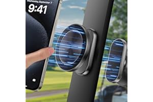 ALAFLY Alloggiamento magnetico per Golf Car compatibile for MagSafe, fit EZGO/Club Car/Yamaha Golf Car Accessories, per iPhone 16 15 14 13 12 Pro Max + Mini