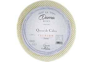 QUESOS LA ALDEA CALIDAD ARTESANAL QUESOS LA ALDEA | Queso Artesano de Cabra Tierno | De leche pasteurizada de cabra | Queso Castilla-La Mancha para ensalada, tapas y cocina | Perfecto para Pack quesos gourmet (queso entero de 1 kg)