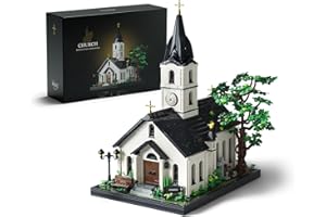 Nifeliz Set di costruzione di chiese per adulti, giocattolo vintage con interni dettagliati, ideale per esposizione e decorazione della casa (3.116 PCS, NF10310)