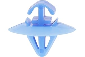 Restagraf Agrafe de Moulure Ceinture de Caisse pour Véhicules Renault/Dacia, 6.2mm x 12.2mm Poinçon, Lot de 12, Bleu