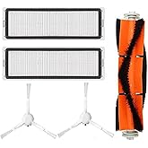 Mi Robot Vacuum Mop S10 Plus/X10 Plus Compatible Hepa Filter, Brush, Side Brush Replacement Accessory Refresh Kit-5 Pieces