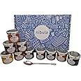 Luxury Jam and Marmalade Selection Hamper | Nibula Treats | Includes 10 Mini Jars of Jam, Marmalade and Honey and a Jam Spoon | Ideal for Men and Women!