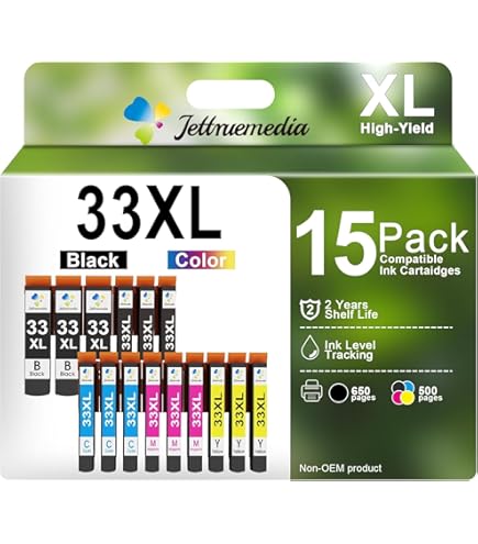 Pack Cartouches Compatibles Non-oem Epson Pour Imprim. : XP540 XP640 XP645 XP900