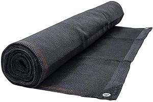 Brise vue jardin - Brise vue occultant - Rouleau Brise vue - WerkaPro 10840 - Brise Vue Renforcé Gris Anthracite - Tissage renforcé de 220 gr/m2 - Rouleau de 1,8 m x 10 m - En polyéthylène tressé