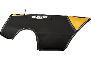 JULIUS K-9 Julius-K9 IDC neoprenowa kurtka dla psa, rozmiar: S, czarna i żółta