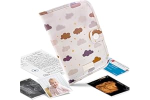 TENDS Portadocumenti bebè-Porta documenti bebè come organizzatore di carte o cartelline mediche e cose per neonati-Cartella per bebè ideale come regali originali per bambini ricevono nati