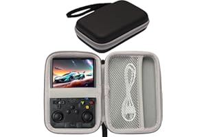 ASTARAMA Custodia rigida per il trasporto compatibile con la console di gioco portatile R36S/R36 PRO/R40S PRO, borsa portaoggetti in EVA per accessori per console di gioco portatili da 3,5 pollici