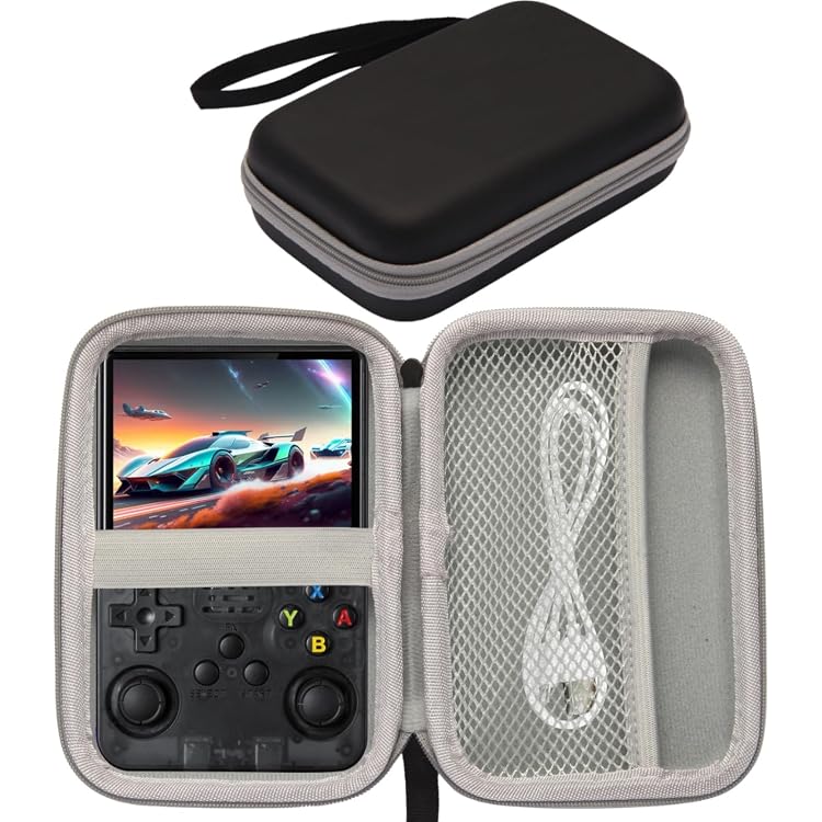 Console Rétro R36S - Design transparent et rétro-éclairé 🕹️ - Jeux & Jouets