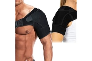 FEXPDL Shoulder Support Adjustable Shoulder Support Brace for Men and Women, Shoulder Strap Support Rotator Cuff Support Fits Left and Right Rotator Cuff Shoulder Support