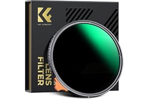 K&F CONCEPT Ultra-niedrige Reflexion ND Filter 67mm Variabler ND2-400 Graufilter (1-9 Blendenstufen)(Nano Xcel)
