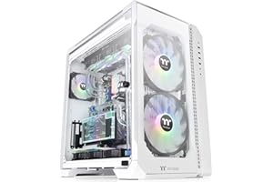 Thermaltake View 51 TG ARGB Edition Snow | obudowa PC | kompatybilna z E-ATX | 2 x fabrycznie zainstalowane wentylatory 200 mm | szkło hartowane 4 mm | kolor biały