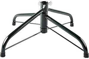 REDSTAR Soporte para árbol de Navidad de 35 cm o 45 cm, base para árbol de Navidad artificial de 120 cm/4 pies o 180 cm/6 pies de metal fuerte plegable verde árbol de Navidad titular (35 cm)