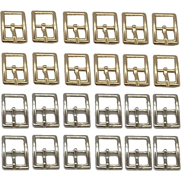 40 Metalen Rolgespen – 4 Kleuren, Mini Voor DIY Kleding, Tassen En Riemen