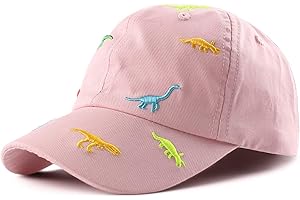 XIAOHAWANG Xiaobawang Cappello Baseball in Cotone con Berretto Dinosauro Bambini Cappelli da Sole Bambina 2-6 Anni