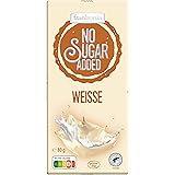 frankonia CHOCOLAT NO SUGAR ADDED Weisse Schokolade glutenfrei, 80 g