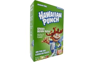 Hawaiian Punch Green Berry Rush Singles to Go Powdered Drink Mix 25.6g (0.9 OZ)
