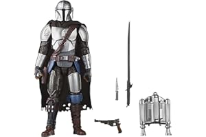 Hasbro Star Wars The Black Series, Il Mandaloriano (Glavis Ringworld), action figure ispirate alla serie ""Star Wars: The Book of Boba Fett"", da 15 cm