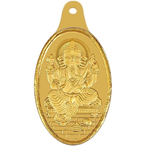 Bangalore Refinery 24k (999) Gold Coin Pendants 1gm