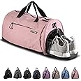 Fitgriff® Sports Gym Bag for Men and Women - with Shoe Compartment & Wet Pocket - Fitness Bag