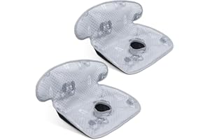 INFANZIA Protections de siège de Voiture Imperméable Anti-Fuite​​ pour bébé, Rembourrage Doux et Confortable, Coussin d'apprentissage de la Propreté pour Tout-Petits (Gris, Lot de 2)