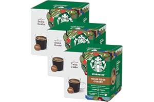 Nescafé Dolce Gusto Starbucks House Blend Grande set om 3, kaffe, rostat kaffe, kaffekapslar, 3 x 12 kapslar