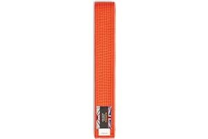 Playwell Martial Arts Cotton Solid Coloured Grading Belt - Orange