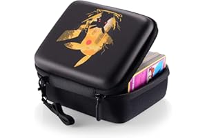 Bheddi 400+ Karten Tragen Tasche für PTCG Karten [Dark] Sammelkarten-Aufbewahrungsboxen