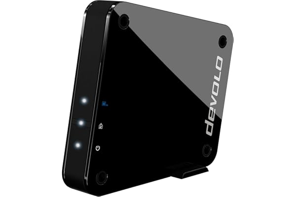 Devolo GigaGate, Bridge Wi-Fi (2 Gbit/s, 1x Port Gigabit, 4x Ports Fast Ethernet, Connexion dans la Bande des 5 GHz, Expérience Multimédia Extrême, Cryptage AES) - Module Complémentaire