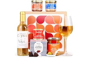 BIENMANGER PANIERS GARNIS BienManger.com - Coffret "Le Gourmand" - Comprend 6 produits - Cadeaux prêt à offrir - Idéal pour Noël, Anniversaire, Fête des Pères, Fête des Mères