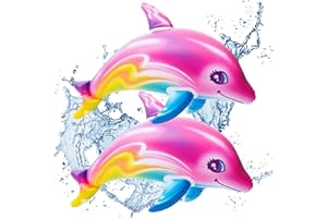 CUVZORA Lot de 2 jouets gonflables, jouets de plage, piscine, décorations de fête hawaïenne, jouets aquatiques, aide à la natation, pour arrière-plan de plage, piscine, décoration hawaïenne, fête à