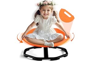WINNROK Spinning Chair for Autism with Handles, Kids Spinny ADHD Chair Swing, Childrens Autistic Sensory Room Equipment, Sit and Spin Swivel Toys for Toddlers Boys Girls Christmas Birthday Gifts