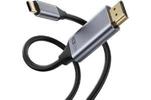 Tobfit USB C till HDMI-kabel 2M, 4K@60Hz för Samsung Galaxy S26 S25 S24 S23 S22 S21 S20 FE S10 S9 A57 A56 A55 A54 A53 A52 A51 A50 A37 A36 A35 A34 A33 A13 A12, USB C till HDMI