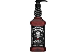 Bandido Shaving Gel Män Red & Blue 1000 ml rakgel transparent män rakning män icke-skummande exakt rakning av skäggkonturerna med varje rakblad rakkniv kan användas för män (röd 1000 ml)